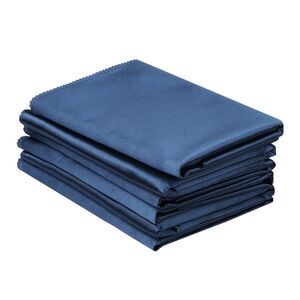 6 Pack Sateen Napkins for Restaurant Wedding Banquet 20x20inch Blue